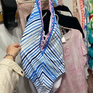 Seaside vibes Lilly Pulitzer Loraline one piece swimsuit 14